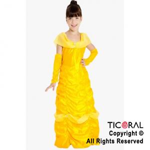 DISFRAZ PRINCESA AMARILLA NI�A C/MIRI�AQUE TALLE 1 x 1